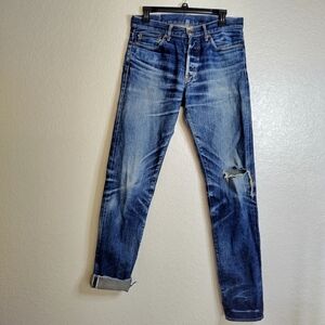 Japan Blue Jeans Distressed Selvedge Sz 31